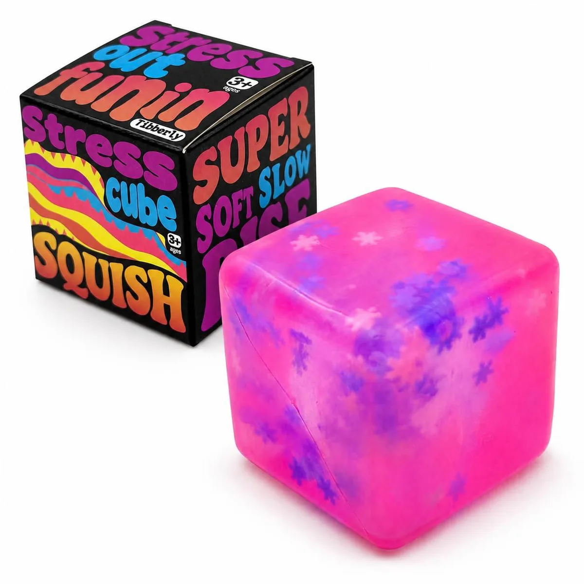 Tibberly Stress Cube 1.97 Inch Snowflake Sensory Toy — product photo