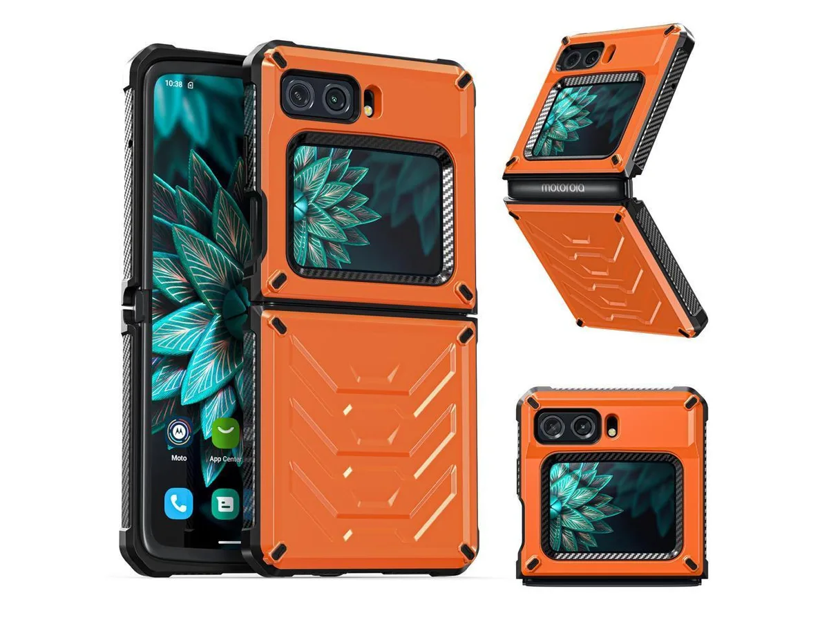 BONAEVER BONAEVER Orange Phone Case for Motorola Moto Razr 2022 — product photo