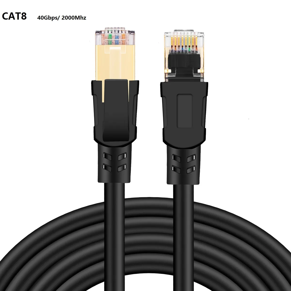 golf one golf one Cat8 Network Ethernet Cable 66 ft Black 26AWG S/FTP — product photo