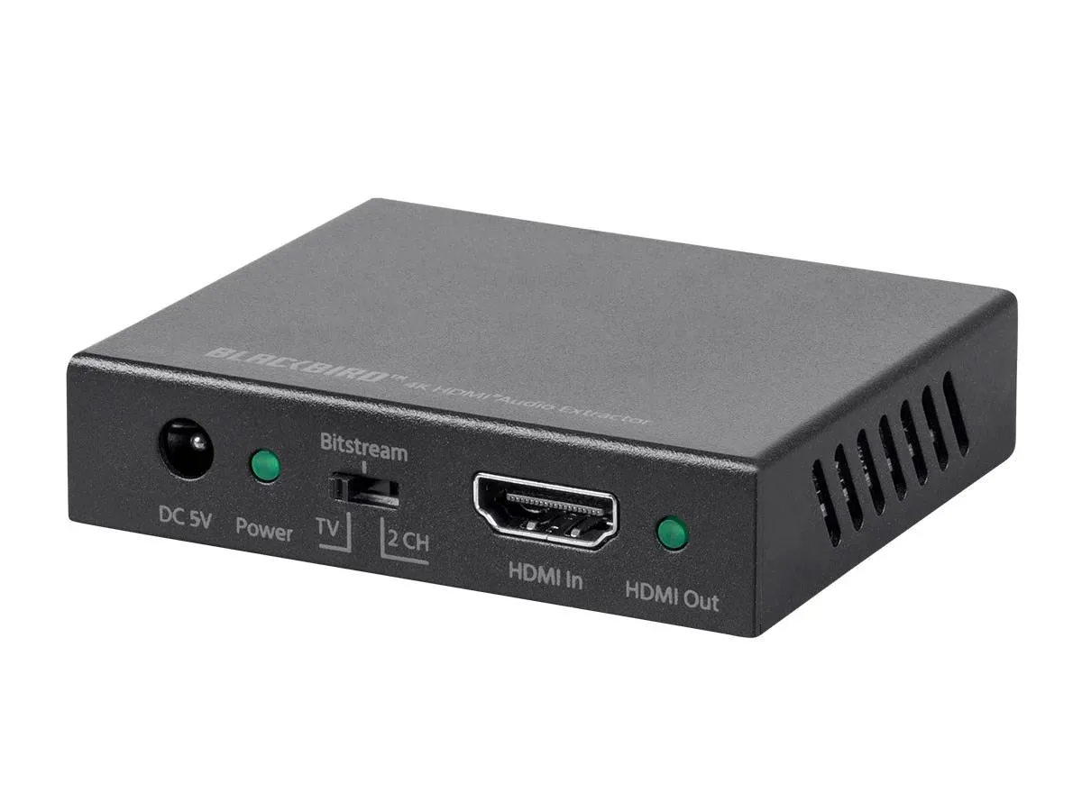 Monoprice Inc. Monoprice 124278 Blackbird 4K HDMI Audio Extractor 18Gbps HDCP 2.2 — product photo