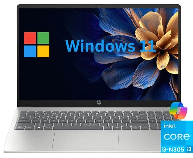 HP HP 17 laptop i3-N305 8GB 1TB SSD 17.3" HD+ Silver — product photo