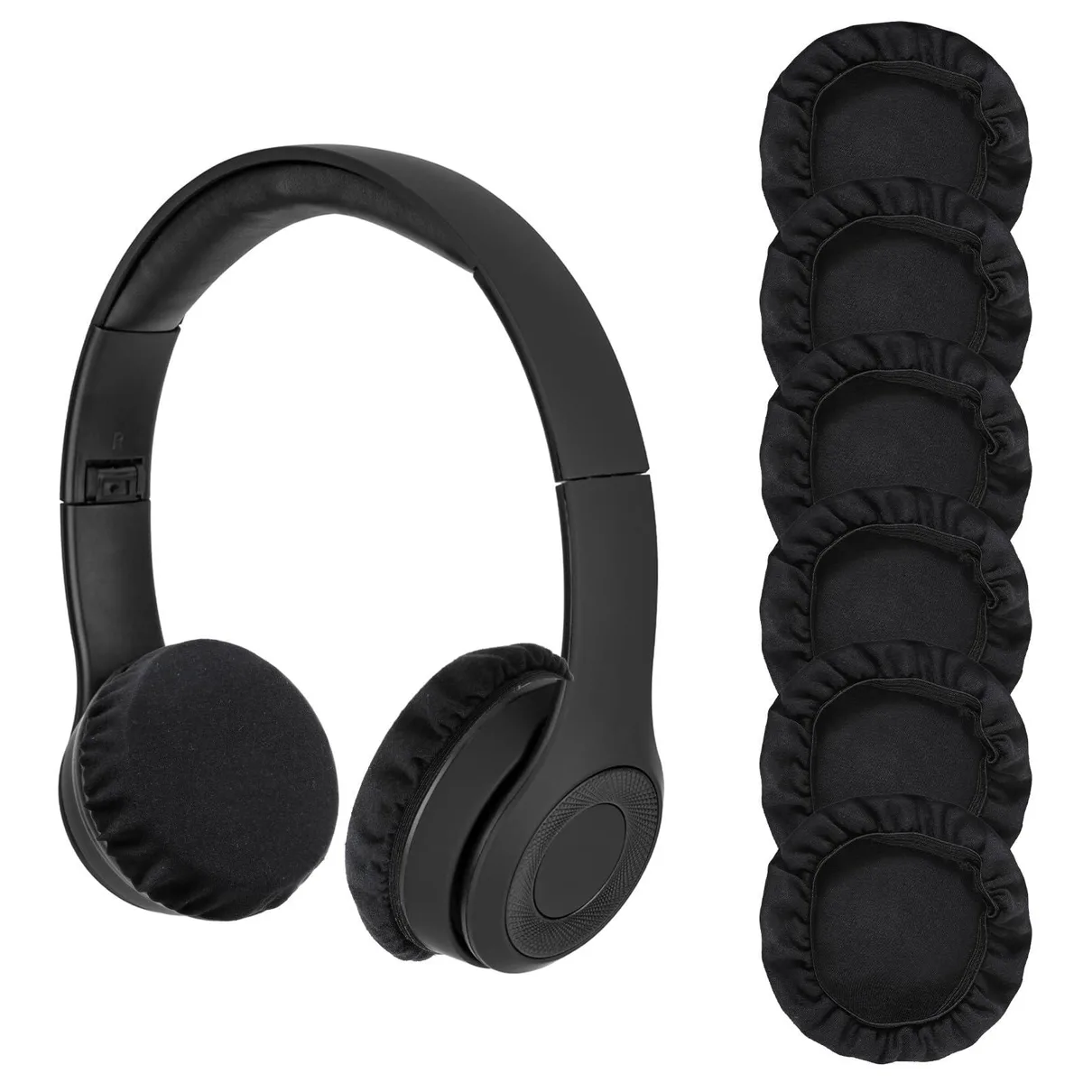 PHILIPS Classic Series WFL900/H 6pcs Fabric Ear Covers Black 1.96-4.3in — product photo
