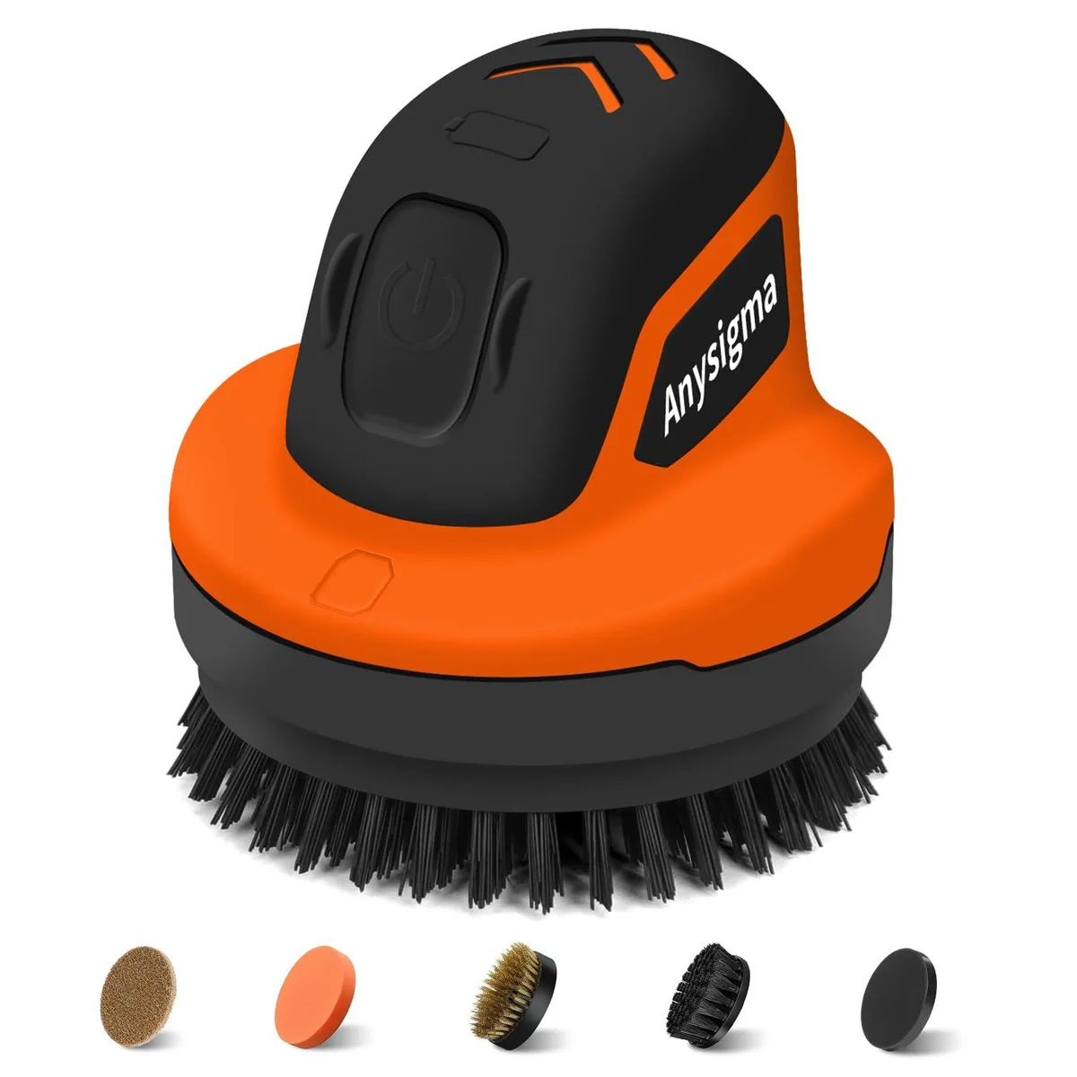 DNBeffulgent DNBeffulgent Electric Grill Brush 4 Heads 3000mAh IPX7 Orange — product photo
