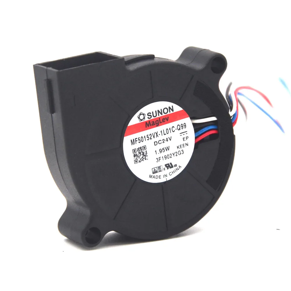 SXDOOL SXDOOL MF50152VX-1L01C-Q99 50×50×15 mm 24 V 6000 RPM 4.8 CFM case fan — product photo
