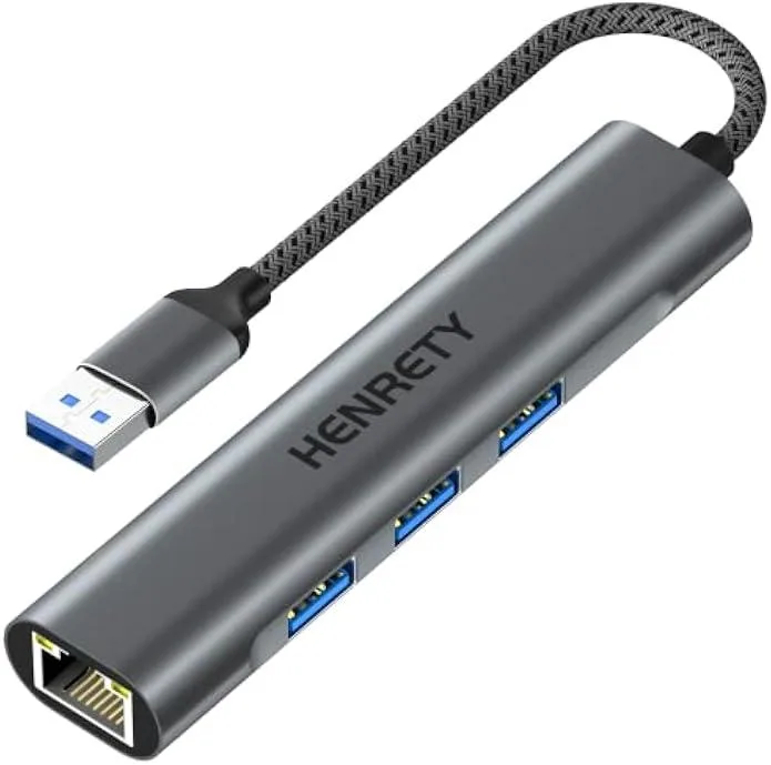 TAURKENAM TAURKENAM USB 3.0 4-in-1 Gigabit Ethernet Hub — product photo