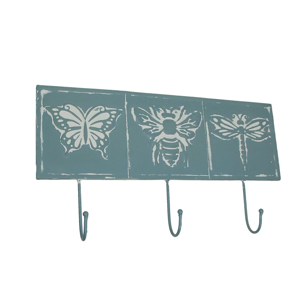 SPECIAL T IMPORTS SPECIAL T IMPORTS Blue Metal Vintage Bug Wall Hook 19x11 Home Accent — product photo