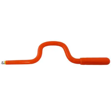 Gray Tools 3/8 inch drive speeder, orange and yellow insulated handle, 16 inch length