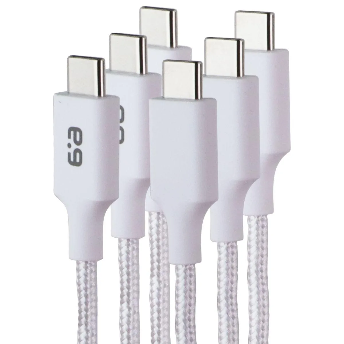 PureGear PureGear 3 Braided USB-C Cables White 4ft 6ft 10ft — product photo