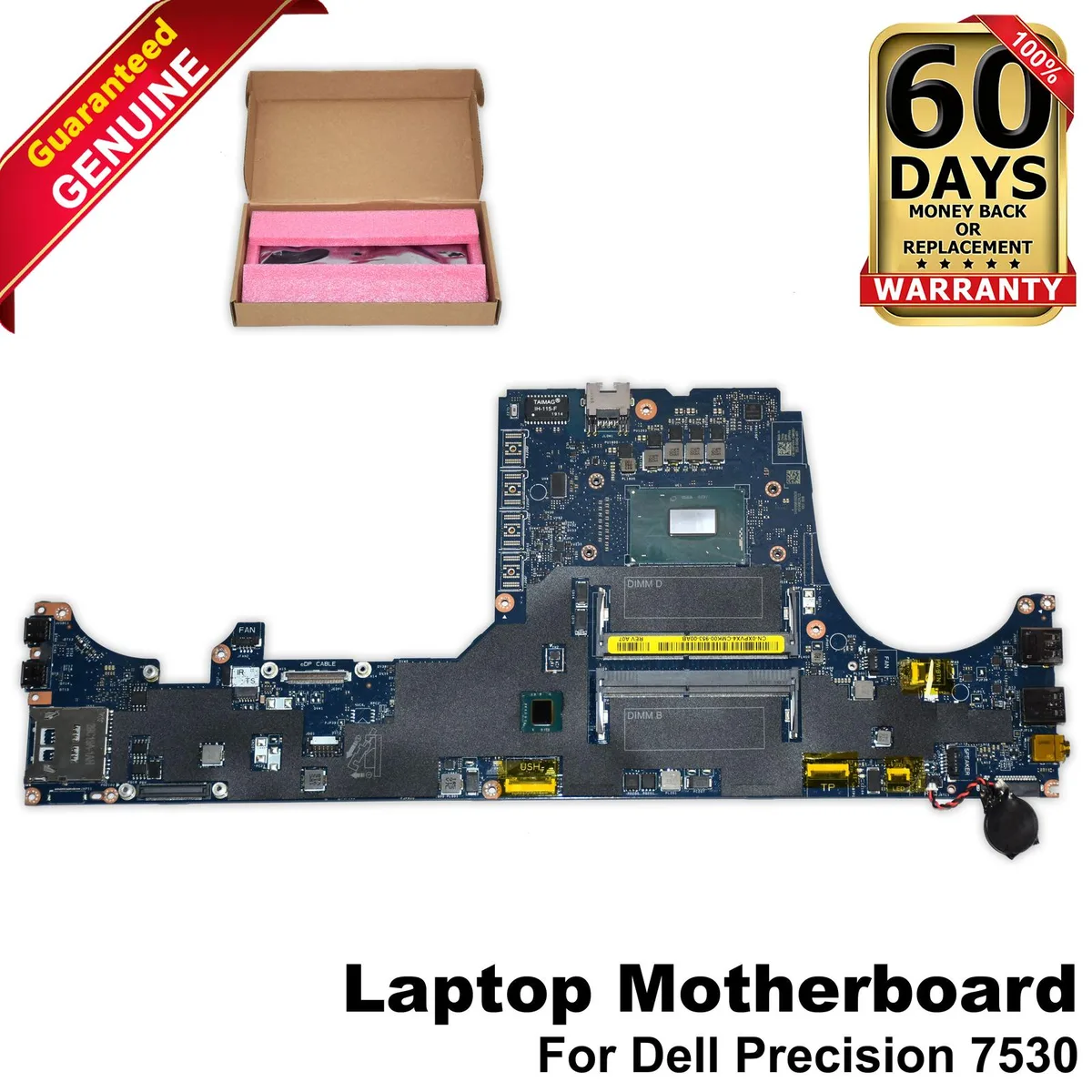 DELL DELL Precision 7530 Motherboard i9-8950HK XPVX4 LA-F591P — product photo