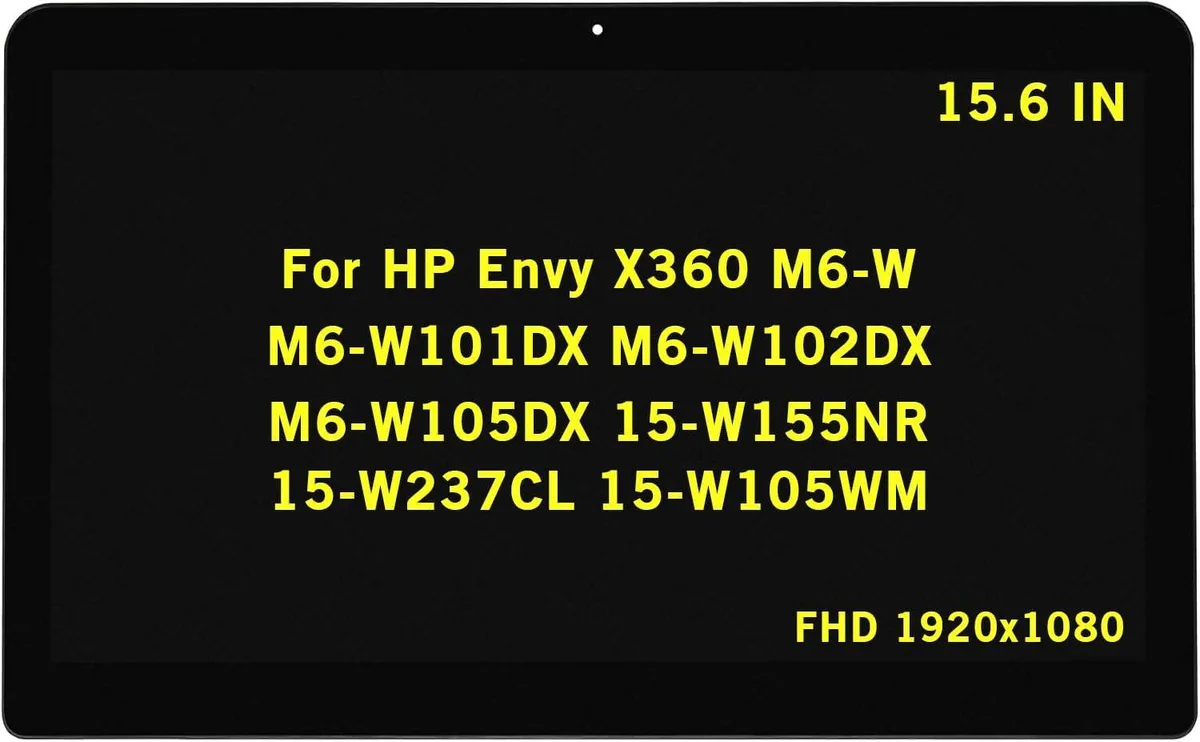 NUOLAISUN NUOLAISUN 15.6" FHD 1920x1080 Touch Screen Assembly for HP Envy X360 M6-W 101 102 105 155 237 360 — product photo