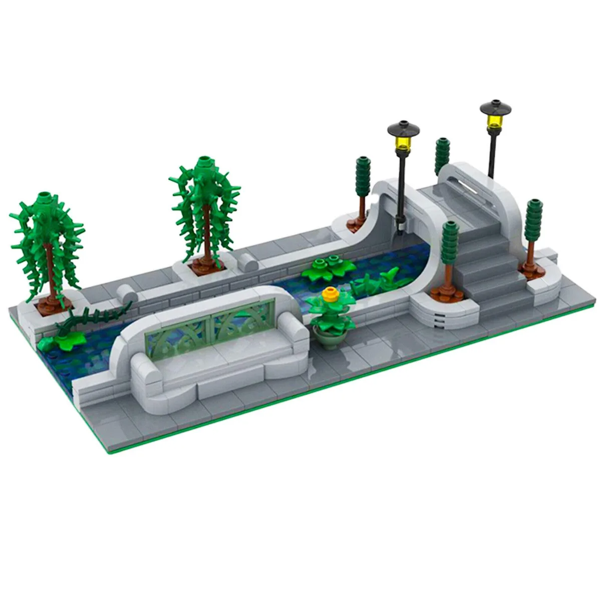 ZITIANYOUBUILD ZITIANYOUBUILD Modular Canal Toys Set 425 Pieces — product photo