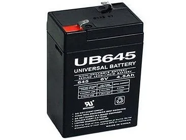 UNIVERSAL POWER GROUP D5733 rectangular battery, black plastic casing