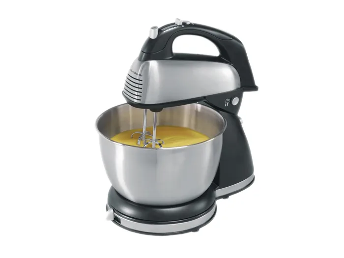 Hamilton Beach Hamilton Beach 64650 6 Speed Stand/Hand Mixer Silver 4 qt 290 W — product photo