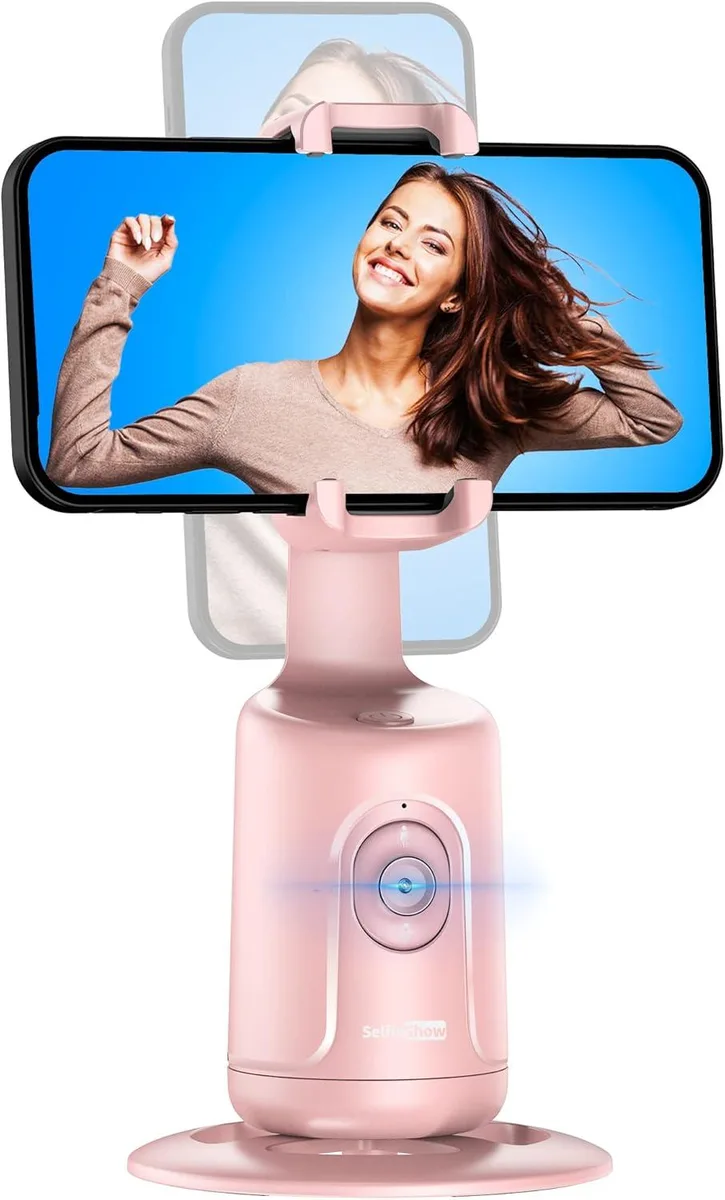 BFKK BFKK Auto Tracking Phone Mount Pink 360° Rotation 180° Tilt — product photo