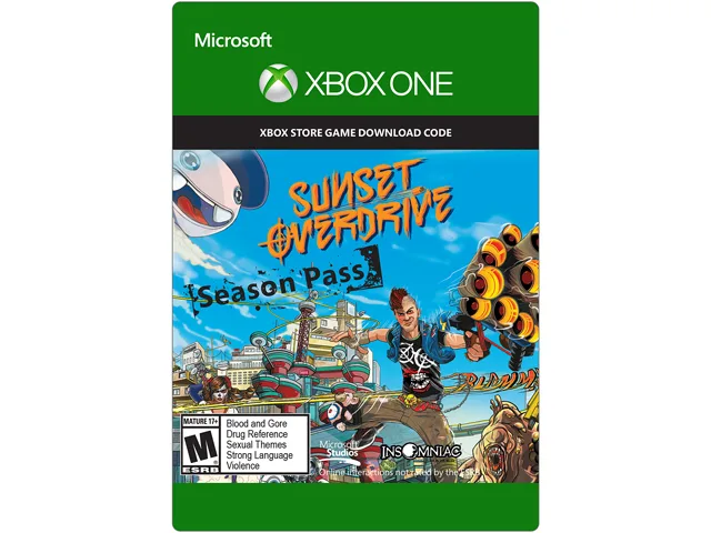 Microsoft Microsoft 7CN-00001 Sunset Overdrive Season Pass downloadable game — product photo