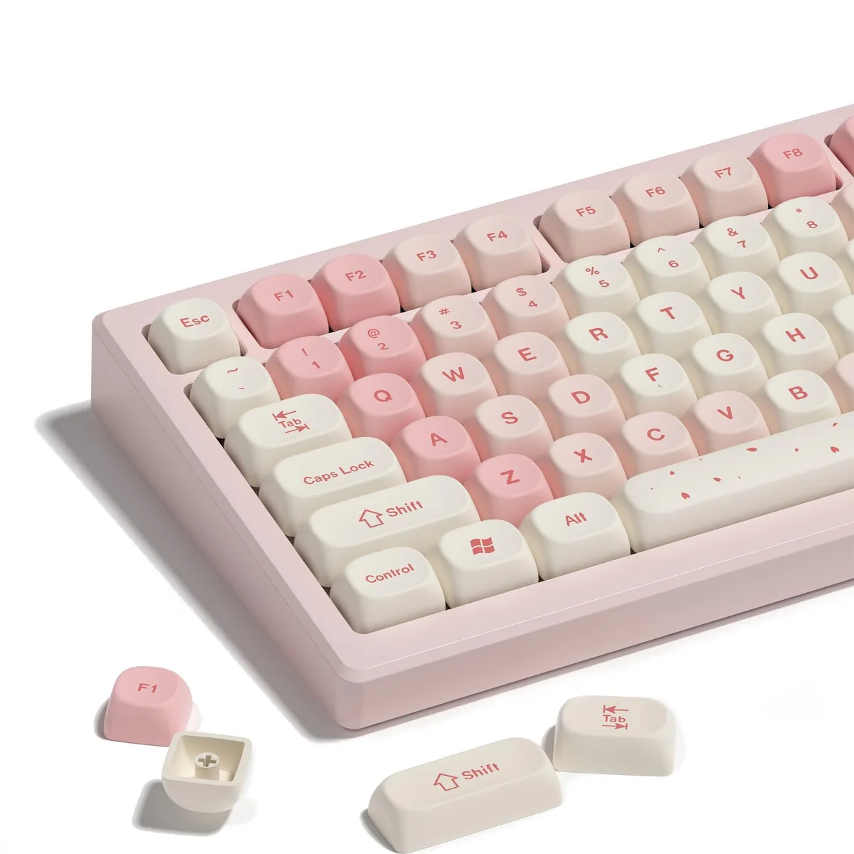 Womier Womier Jelly Jade Keycaps SAKARA 148 Keys MOA Profile Black — product photo