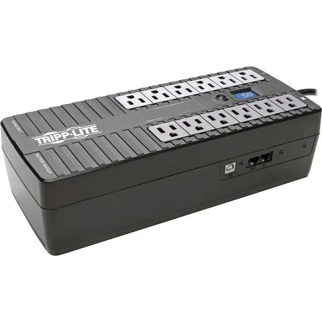 Tripp Lite Tripp Lite UPS 850VA 425W Eco Green LCD 120V USB RJ11 12 Outlet cpu accessory — product photo