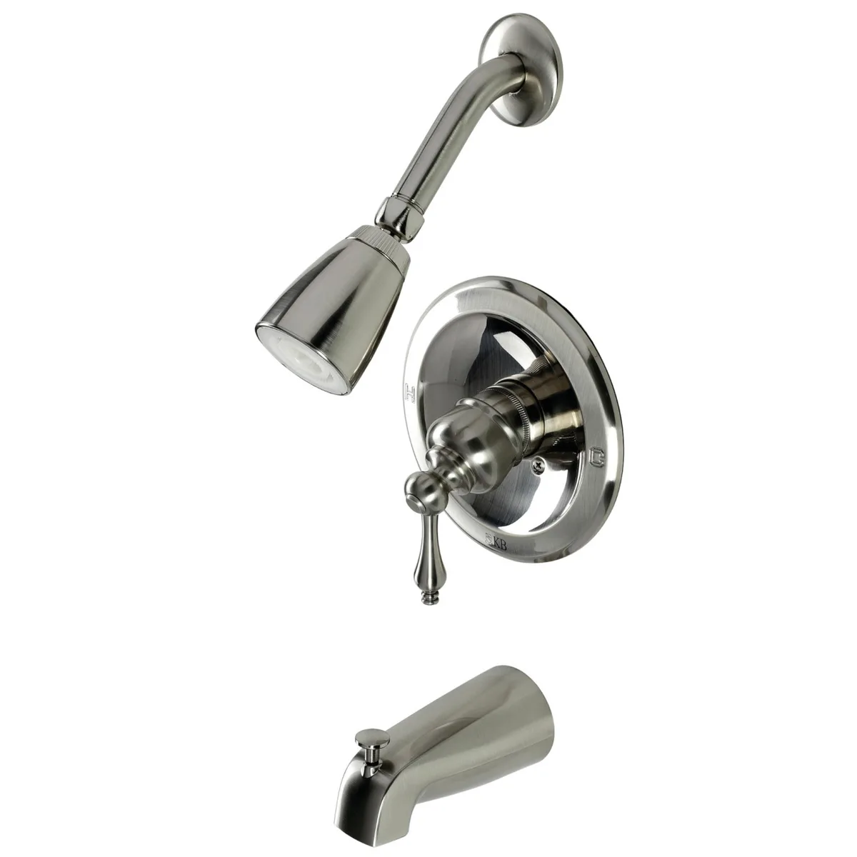 KINGSTON BRASS Kingston Brass KB538AL Tub Shower Faucet Brushed Nickel — product photo