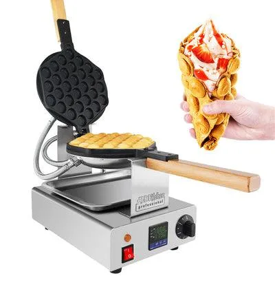 ALDKitchen ALDKitchen AP-124 Bubble Waffle Maker 110V 201 Stainless Steel — product photo