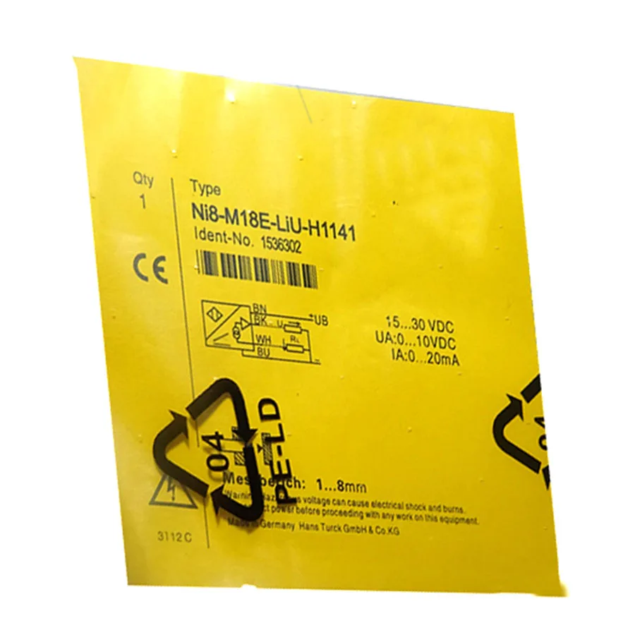 Turck Turck NI8-M18E-LIU-H1141 1536302 M18 inductive sensor — product photo