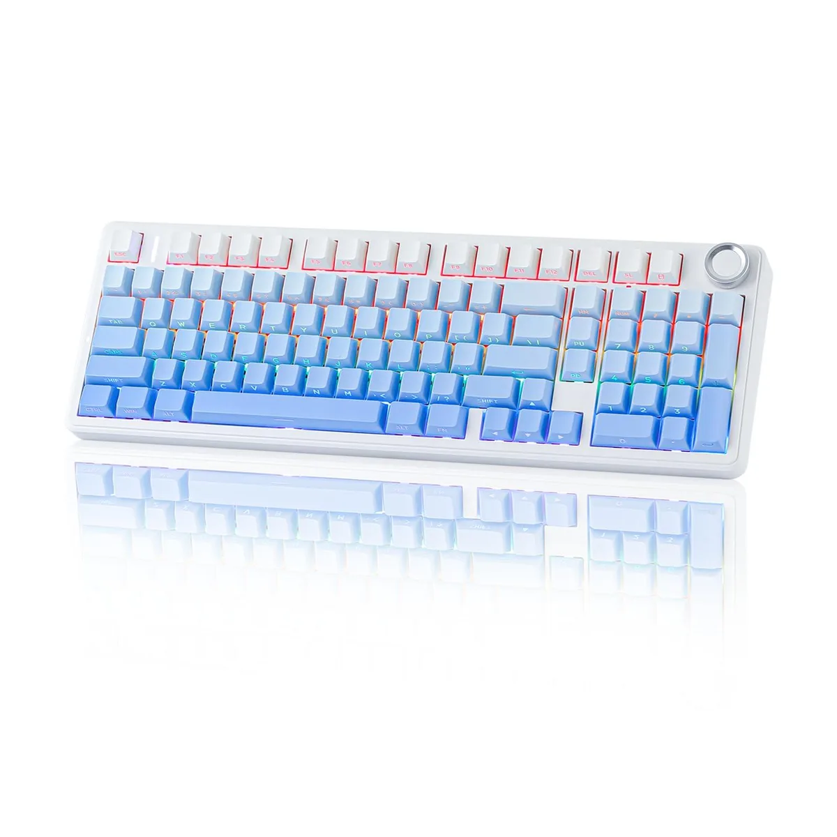 Epomaker Epomaker F99 PRO 96% Wireless Gaming Keyboard 99 Keys 8000mAh Blue Gradient — product photo