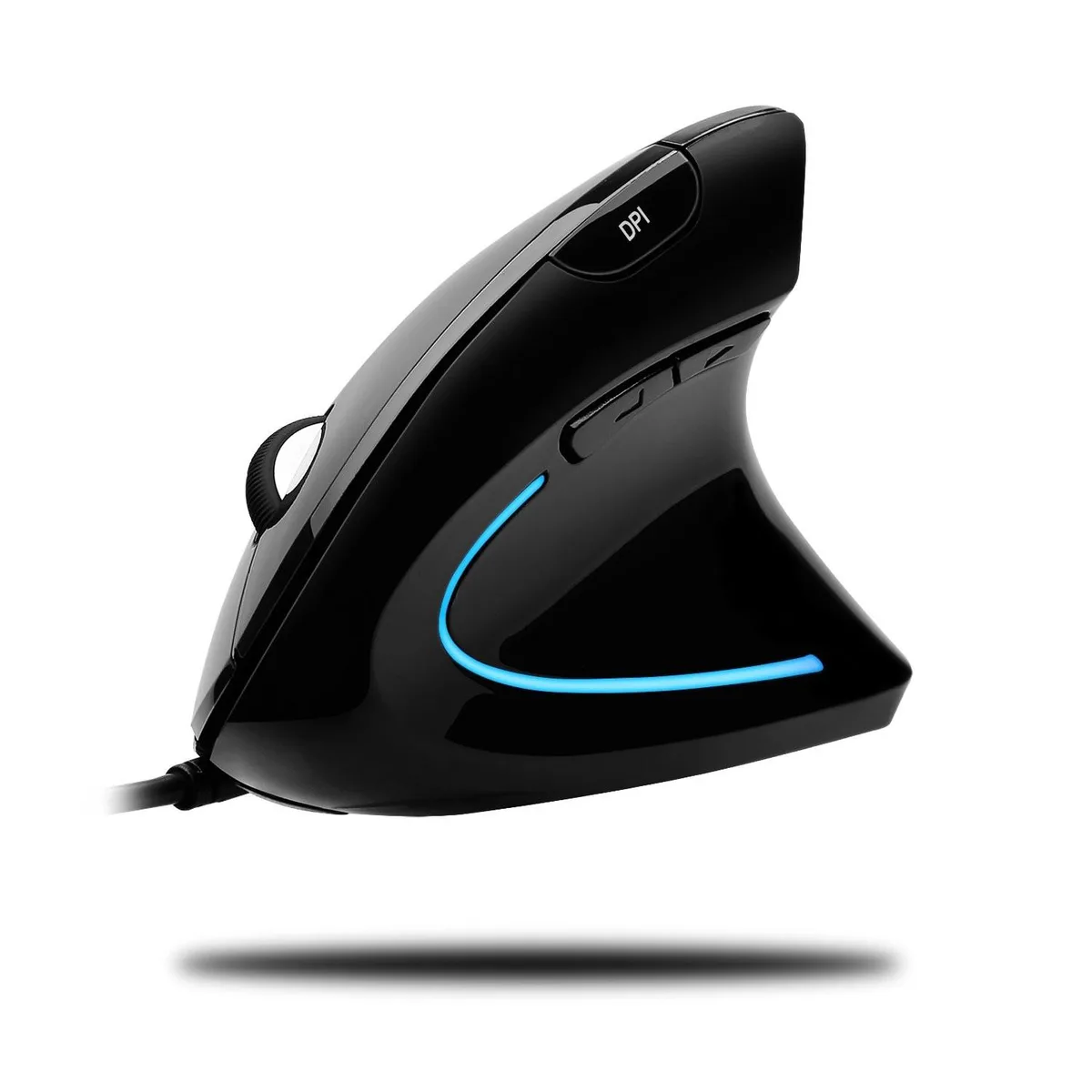 Adesso Adesso iMouse E1 Wired Vertical Ergonomic Optical Mouse 1000/1600 DPI Black — product photo