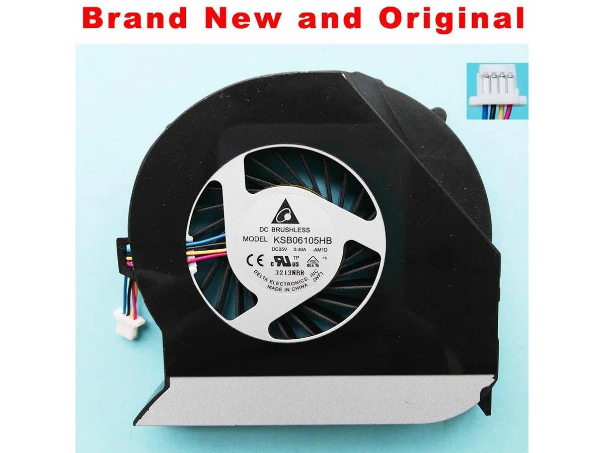 Fans Fans Delta KSB06105HB DC 5V .4A AM1D 4PIN case fan — product photo