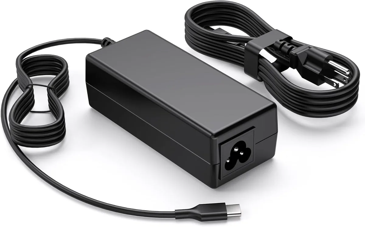 BFKK BFKK 45W USB-C Laptop Charger 8.8FT for HP Spectre x360 Envy x360 EliteBook Chromebook — product photo