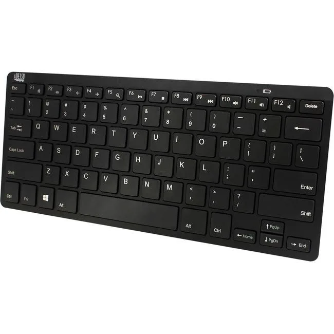 Adesso Adesso WKB1100BB Bluetooth 3.0 mini keyboard 78-key black — product photo