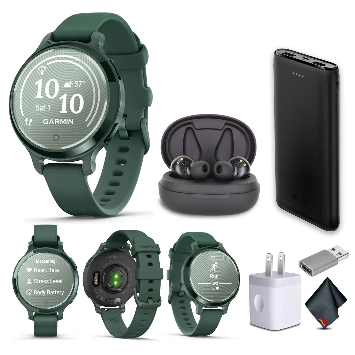 Garmin Garmin Lily 2 Active Smartwatch Jasper Green Bundle 1.3 0.43 — product photo