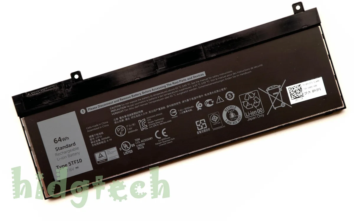 Beisite Beisite 5TF10 64Wh laptop battery for Precision 7330 7530 7540 7730 7740 — product photo