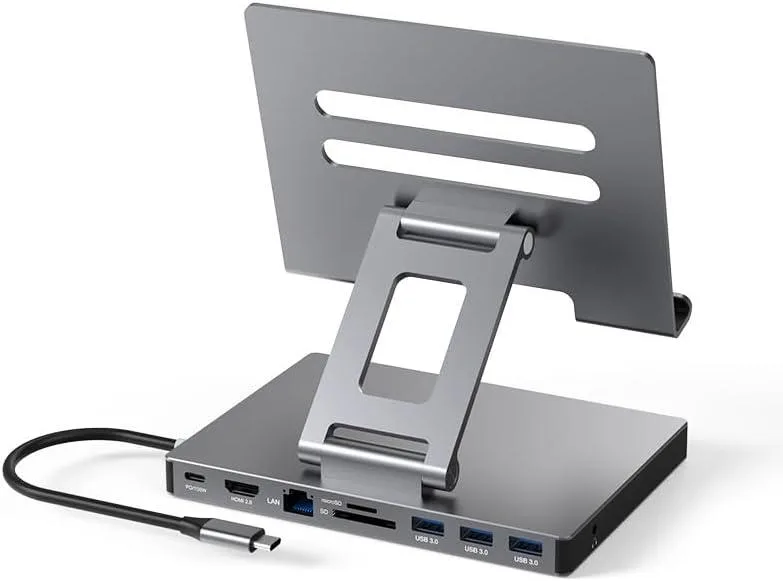 BFKK BFKK 9-in-1 Foldable Docking Station 4K 60Hz HDMI RJ45 SD TF 3 USB 3.0 3.5mm Audio — product photo