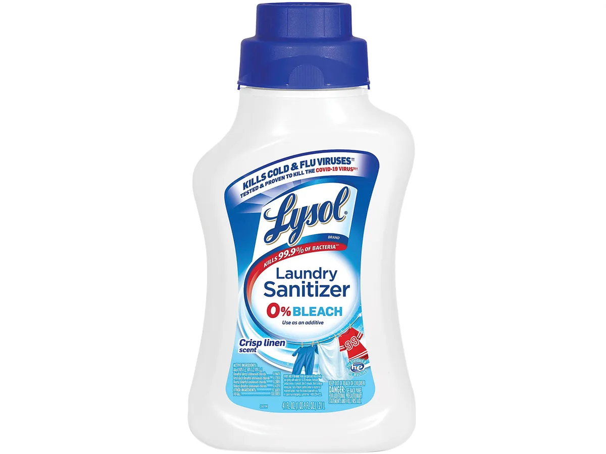LYSOL LYSOL 19200-95871 Laundry Sanitizer Crisp Linen 41 oz 6/Carton — fotografie produktu