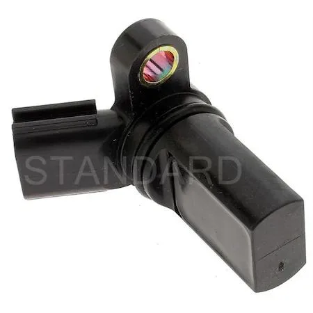Transparent camshaft sensor with plastic housing and electrical connector
