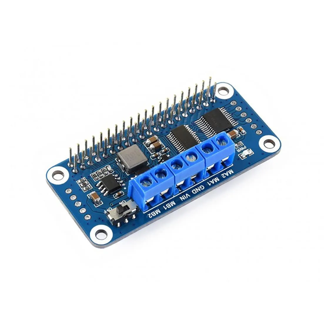 LORDWORLD LORDWORLD Motor Driver HAT TB6612FNG PCA9685 I2C Stackable 32 development board — product photo