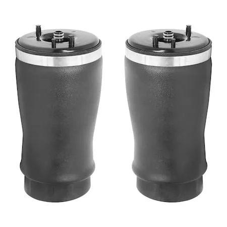 Unity rear air spring kit, two black rubber bags with metal fittings, for BMW X5 2000-2006