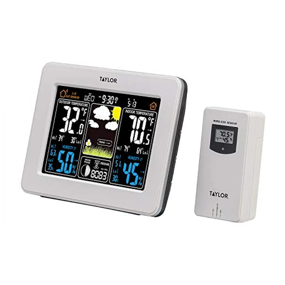 Taylor Taylor Wireless Digital Deluxe Color Weather Station 1736 — product photo