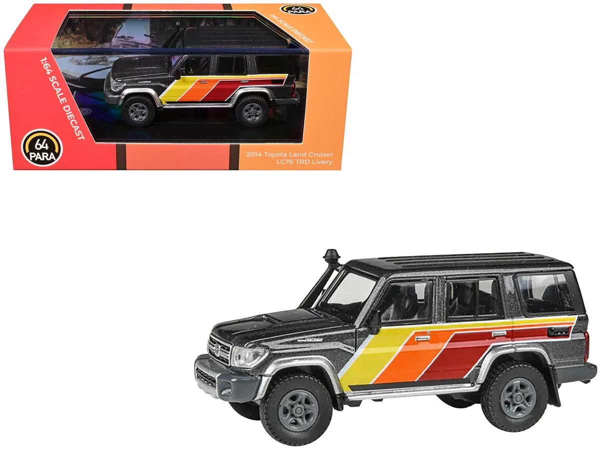 Paragon Paragon 2014 Toyota Land Cruiser LC76 TRD Livery 1/64 Diecast — product photo