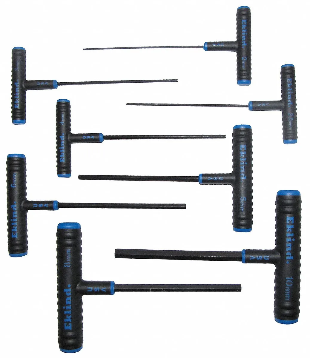 Eklind Eklind 64608 8-Piece Metric T-Shape Hex Key Set — product photo