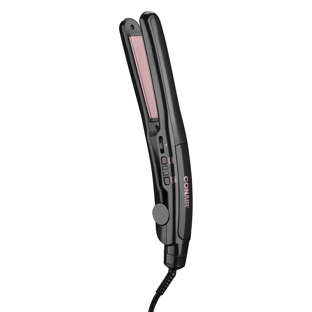 Conair Conair Instant Heat Ceramic Flat Iron 3/4 inch Rose Gold 25 Settings 400F 170W — product photo