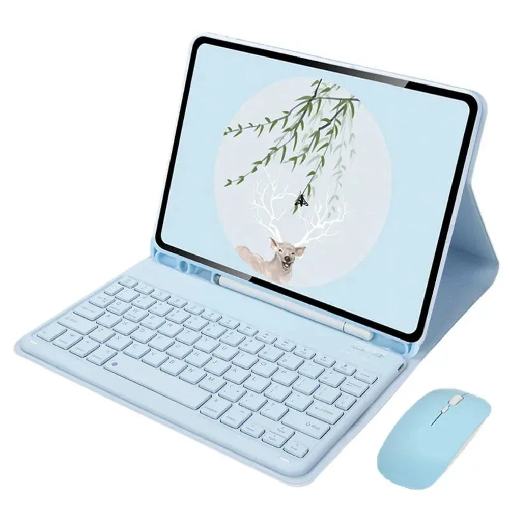 Timoom Timoom Keyboard Mouse Folio Case Sky Blue 10.4" SM-T500/T503/T505/T507/T509 — product photo