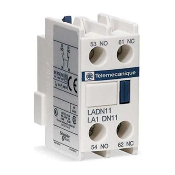 Schneider Electric Schneider Electric LADN11 Auxiliary Contact Block 1NO/1NC 10 A 690V — product photo