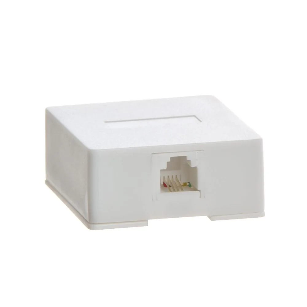 CMPLE CMPLE 1 Port RJ11 Surface Mount Box White — product photo