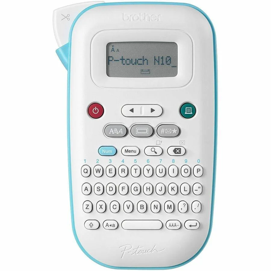 Brother Brother PTN10 P-Touch Handheld Label Maker 2 Lines 12 mm Tape 4.7 x 7.6 x 2.8 in — product photo