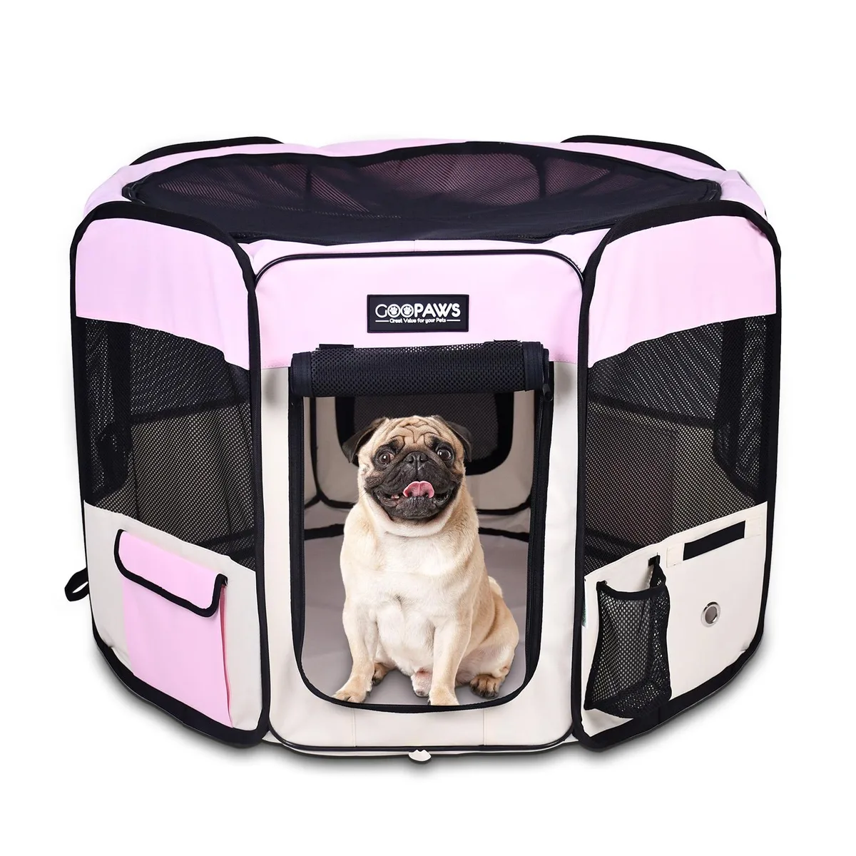 Jespet Inc Jespet Inc Pet Playpen 61 x 30 Pink Polyester — product photo