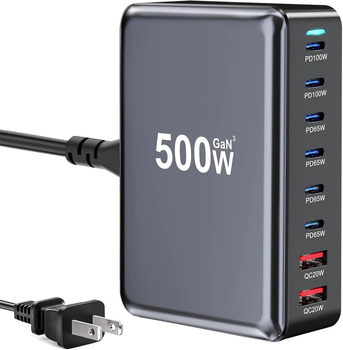 ONITOON ONITOON 500W 8-Port GaN Pro Wall Charger laptop battery — product photo