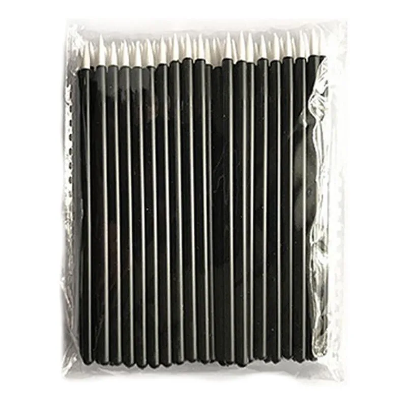 DAXINQI DAXINQI 50pcs Disposable Gel Eyeliner Brush Black Handle — product photo