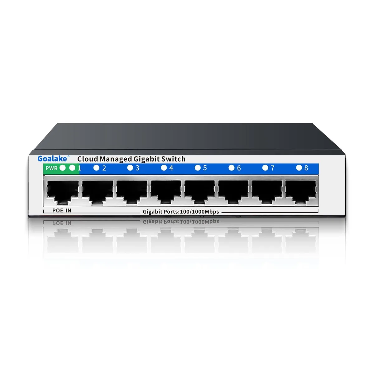  NETGEAR ProSafe GS108 8-Port Gigabit Easy Smart Managed Switch — product photo