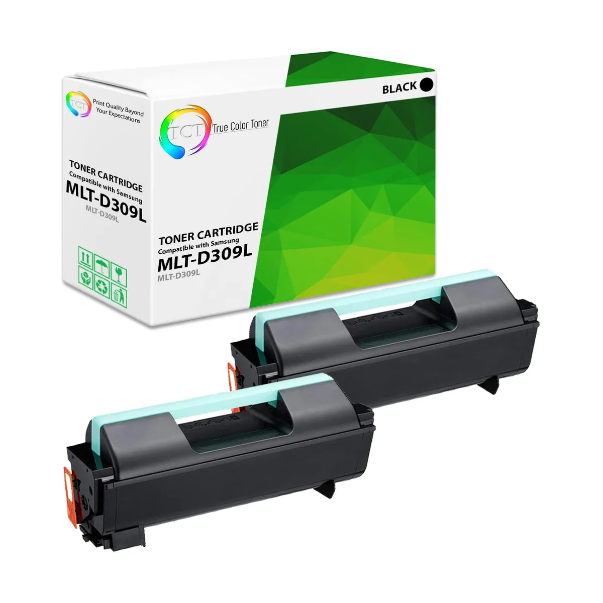 True Color Toner True Color Toner MLT-D309L Black Toner Cartridge 2 Pack 30000 Pages — product photo