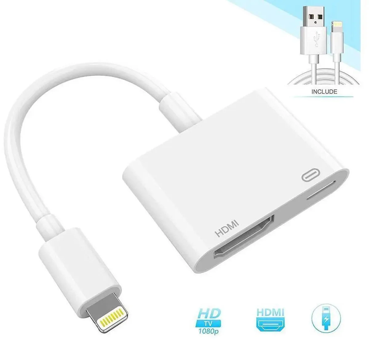 SMUGDESK SMUGDESK 2 in 1 iPhone to HDMI Adapter 1080P cell phones - unlocked — product photo